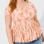 Torrid Crinkle Gauze Cris Cross Back Top Photo 0
