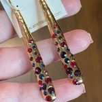 Amrita Singh  Austrian Crystal Gold Drop Earrings Photo 4