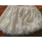 ASOS Satin Mini Skirt With Train Detail In Ivory-white Size 8 NWOT $53 MSRP Photo 9