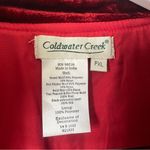 Coldwater Creek Vintage 90s Y2K Velvet Quilt Patchwork Jacket Photo 2