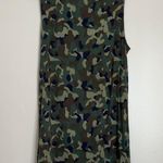 LOGO By Lori Goldstein LOGO Lounge by Lori Goldstein Camo Army Printed Jersey Knit Tank Size Large Photo 8