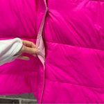 UGG  Reversible Pink Puffer Vest Full Zip Button Up Sleeveless Women Sz Large NWT Photo 9