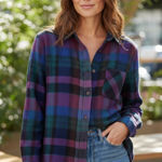 BeachLunchLounge NWT  DREW SHIRT - LUXE BERRY XS Photo 0