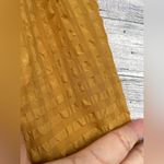 Rachel Parcell Mustard Yellow Ruffled Tiered Long Sleeve Maxi Dress Textured Photo 7