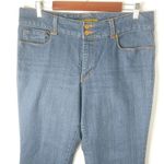 Seven7  12 35x32 Boot Cut High Waisted Dark Wash Jeans Photo 11