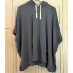 UGG Koolabura by  blue hooded poncho hooded pullover topper L Photo 2