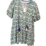 Allison New York Alice Floral Eyelet Ruffle Mini Dress Cover Up Size Small 1772 Photo 0