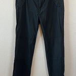 Ralph Lauren Polo Jeans Casual Cotton Pant Black Size 10 Photo 0
