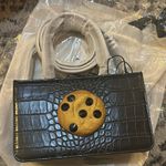 Puppets and Puppets Jewel Cookie Croc-embossed Small Bag Photo 3