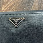 Prada  Leather Zip Around Wallet Photo 3