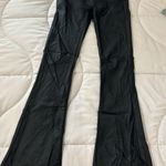Edikted  Black Leather Pants Flare Photo 2