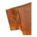 Madewell  Rib T-shirt Dress In Golden Pecan Size XS Photo 6