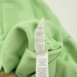 Aerie OFFLINE by Cropped Sweatshirt Snap Pullover Top Thumb Hole Medium Lime Photo 8