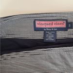 Vineyard Vines  Navy Corduroy Skirt Women’s Size 2 Side Zip Button Accent Preppy Photo 4