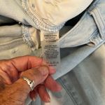 Vince Camuto size 27/4 light blue flouncy ruffle raw edge hem EUC worn 2 times Photo 4