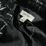 NWOT On 34th Women's Metallic Plaid Tweed Blazer Black SZ Photo 8