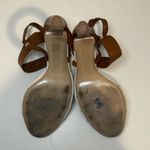 Valentino Garavani Macrostud Rockstud High Heel Sandals Tan White Open Toe 41 Photo 13