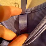 SKIMS  NWOT COTTON RIBBED SLIP DRESS Tanzanite purple SMALL Photo 3