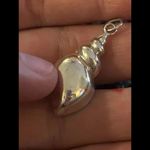 Silver plated seashell sea shell cute i9 Photo 1