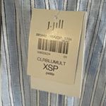 NWT J. Jill Love Linen 100% Linen Striped Roll Tab Sleeve Shirt Dress Petite XS Size undefined Photo 6