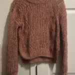 Candie's  Soft Mauve Crew Neck Sweater Photo 0