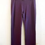 Betabrand  Straight-Leg Dress Pant Yoga Pants in Moondrop Purple Sz MP EUC Photo 3