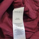 Joie  Park Low / Mid Rise Skinny Crop Ankle Zip Utility Pant in Burgundy Photo 10