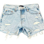 Gap  Denim Distressed Cut Off Jean Stride Shorts 6 Photo 0
