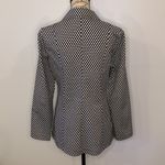 Super Low Fat cotton polka dot jacket blazer offset buttons L Black Size L Photo 2