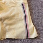 Becca Yellow Shimmer Yoga Drawstring Shorts Photo 3