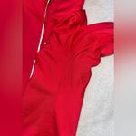 Nike Hooded 1/2 Zip Red Dri Fit Running Pullover sz S Photo 6
