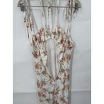 Parthea Floral Maxi Dress Women M White Whimsical Prairie Cottage Milk Maid Size M Photo 1