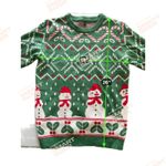Womens Holiday Sweater Size M Green Red Snowman Candy Cane Christmas Soft Cozy Size M Photo 5