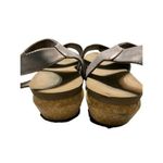 Boutique Corey’s Women's Wedge Cargo Light Weight Leather Gray Brown Size 10 Tan Photo 7