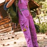 Free People New Movement Road Ahead Onesie Khaki Beige Cropped Jumpsuit Photo 1