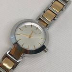 DKNY women rose gold silver tone quartz analog watch 28mm case 3ATMWR running Photo 1