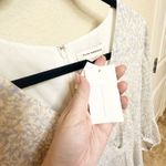 Club Monaco NWT Pitched Sleeve Robe Dress Pale Blue Multi Photo 7