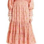 By Timo Eyelet Long Sleeve Cotton Maxi Dress Small S Photo 0