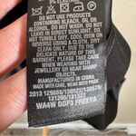 Ted Baker  Black Satin Gold Glitter Lace Mini Dress Womens M Formal Long Sleeve Photo 6