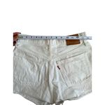 Levi's  501 White Denim Casual Shorts Size 27 Photo 8