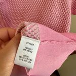 Current Air  Pink Fitted Ribbed Polo Top Photo 4