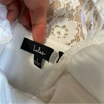NWOT Lulus Exquisitely Sultry White Lace Strapless Bustier Midi Dress Size L Photo 7