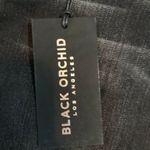 Black Orchid  27 Black Denim Mid Rise Super Skinny Sipper Leg Jeans Photo 2