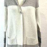Bianco&Blu Made in Italy Gray Black knit Sweater Coat Size M Size M Photo 0