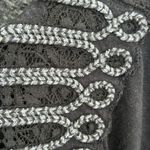 Free People Long Sleeve Embroidered and Lace Detail Shirt SZ Small Photo 7