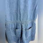 River Island  denim drawstring romper.  Size 6 Photo 6