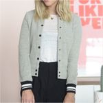 Cupcakes & Cashmere Gray & Black Letterman Varsity Jacket #R Size XS Photo 1