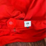 CAbi  #3219 Fiery Red Zip Back Skirt W/Pockets~Size 6 Photo 5