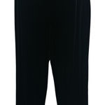 Alex Evenings  Stretch Velvet Pull On Pants Size XL Black Romantic Holiday NWT Photo 0