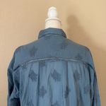 Sundance  Blue Catalog Cloverfield Cotton Tunic Shirt Sz M Embroidered Coastal Photo 9